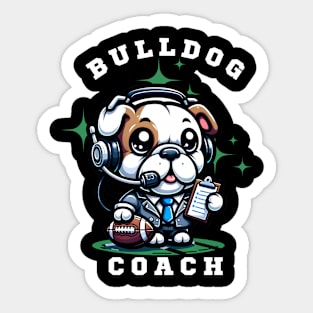 BULLDOG COACH Sticker